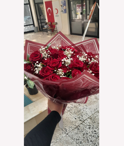 Kırmızı Cipsolu Buket