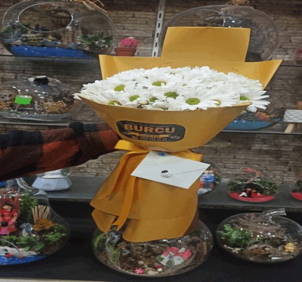 Beyaz Papatya Buketi