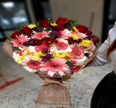 Renkli Karışık Mevsim Buketi