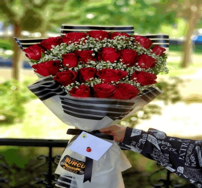 Kırmızı Gül Buketi (20 tane)