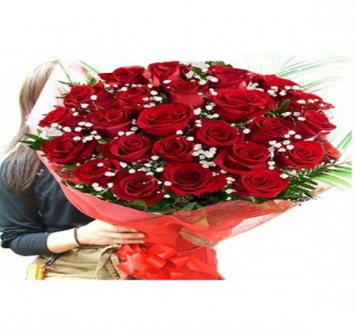 30 Adet Kırmızı Gül Buketi
